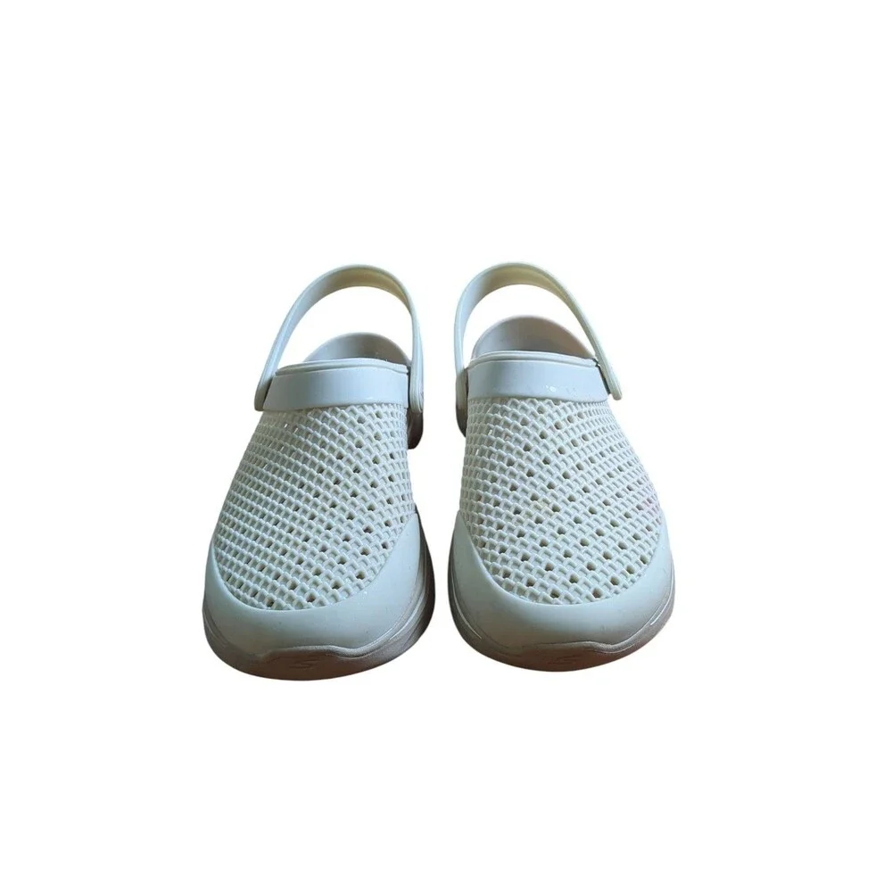 Skechers Women Go Walk Foamies Womens Size 10 Natural - Picture 5 of 10